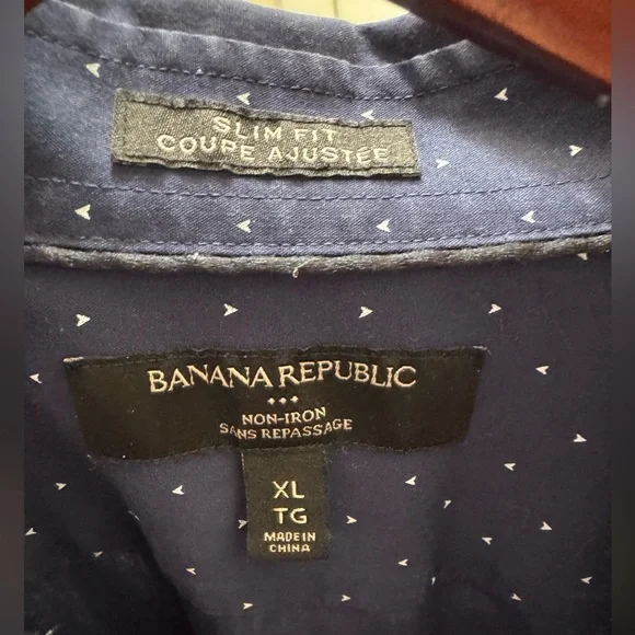 Banana republic men’s dress shirt slim fit XL - Picture 3 of 3